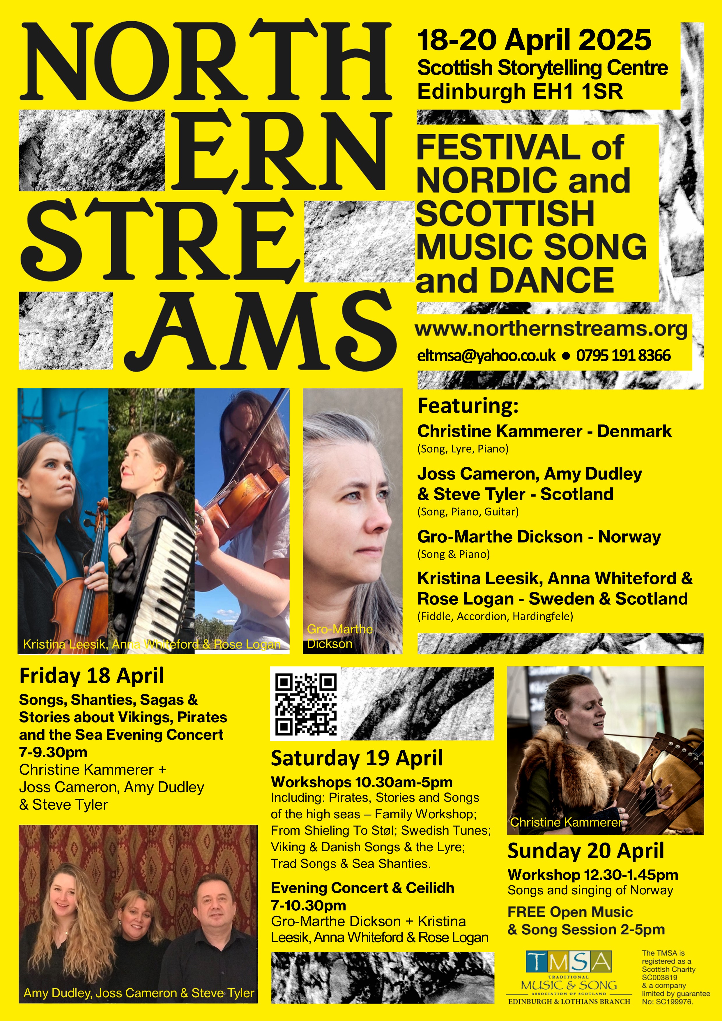 Northern Streams 18-20 April 2025 Poster image